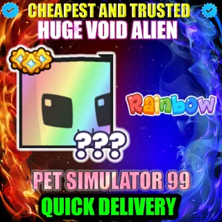 HUGE VOID ALIEN RAINOW