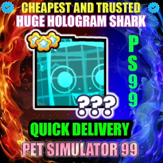 HUGE HOLOGRAM SHARK |PS99