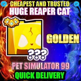 HUGE REAPER CAT GOLDEN