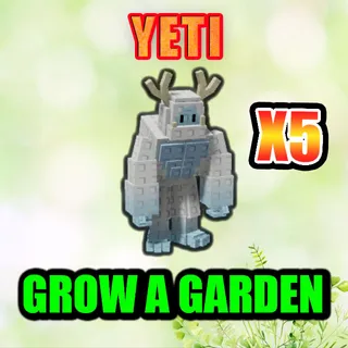 YETI GROW A GARDEN