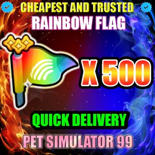 RAINBOW FLAG X500 