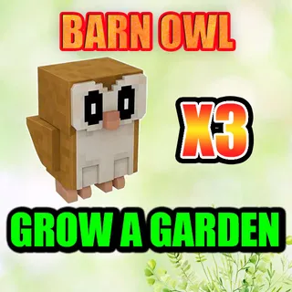 BARN OWL  GROW A GARDEN