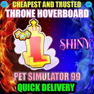 THRONE HOVERBOARD SHINY