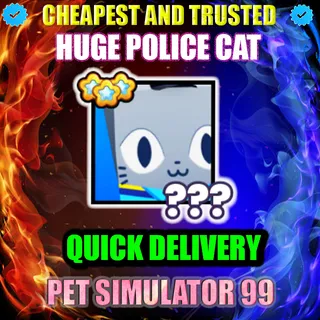 HUGE POLICE CAT