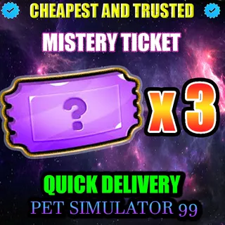 MYSTERY TICKET x3 | PS99