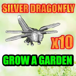 SILVER DRAGONFLY GROW A GARDEN