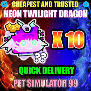 NEON TWILIGHT DRAGON X10 |PS99