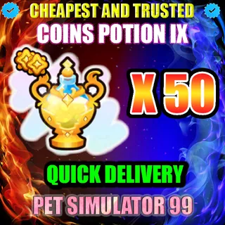 COINS POTION IX | X50 | PS99