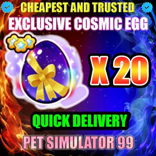 EXCLUSIVE COSMIC EGG X20