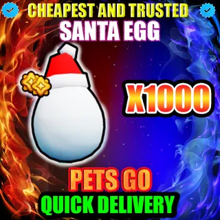 SANTA EGG X1000