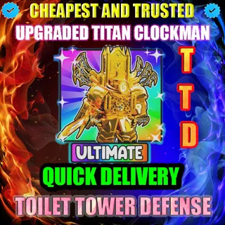 UPGRADED TITAN CLOCK MAN