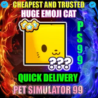 HUGE EMOJI CAT 