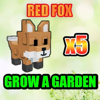 RED FOX GROW A GARDEN