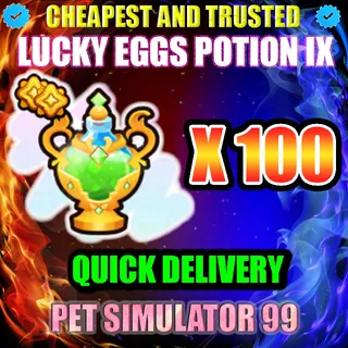 LUCKY EGGS POTION IX  X100  