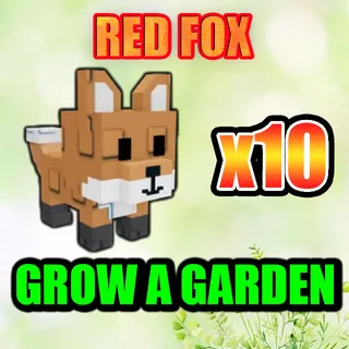RED FOX GROW A GARDEN