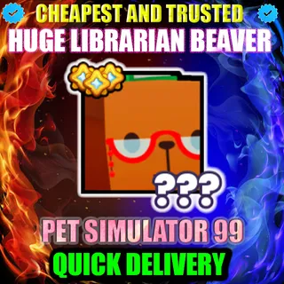 HUGE LIBRARIAN BEAVER