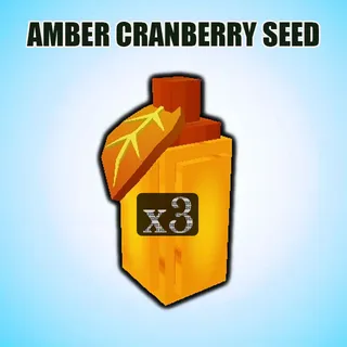 AMBER CRANBERRY SEED