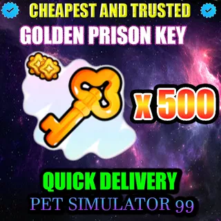 x500 GOLDEN PRISON KEY