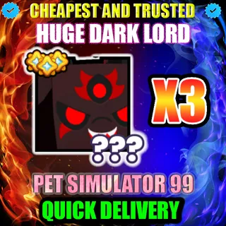 HUGE DARK LORD X3