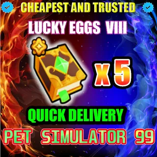 LUCKY EGG VIII x5  