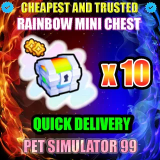 RAINBOW MINI CHEST x10 | PS99
