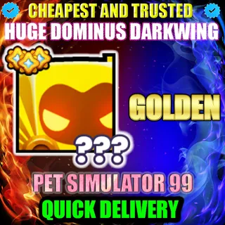 HUGE DOMINUS DARKWING GOLDEN