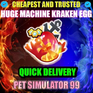 HUGE MACHINE KRAKEN EGG