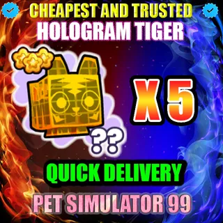 HOLOGRAM TIGER X5 |PS99