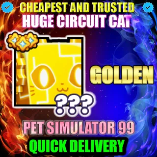 HUGE CIRCUIT CAT GOLDEN