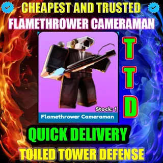 FLAMETHROWER CAMERAMAN 