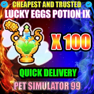 LUCKY EGGS POTION IX | X100 | PS99