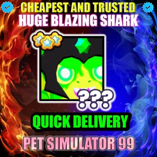 HUGE BLAZING SHARK