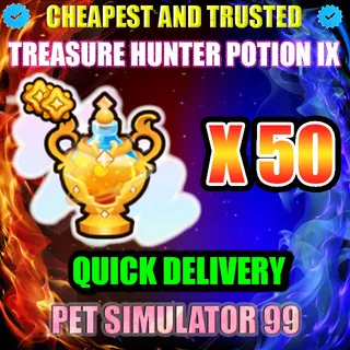 TREASURE HUNTER POTION IX  X50  