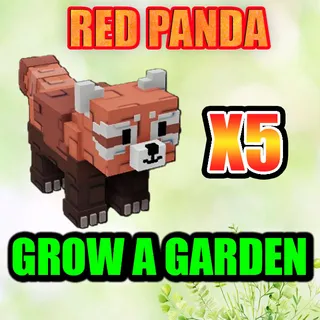 RED PANDA GROW A GARDEN