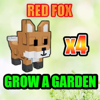 RED FOX GROW A GARDEN