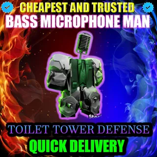 BASS MICROPHONE MAN