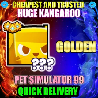 HUGE KANGAROO GOLDEN