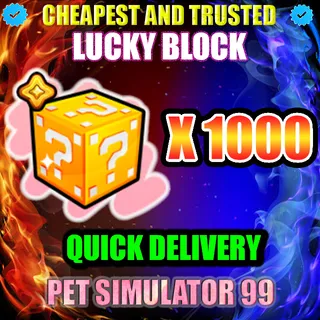 LUCKY BLOCK X1000 | PS99