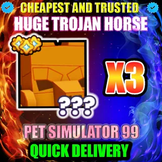 HUGE TROJAN HORSE X3