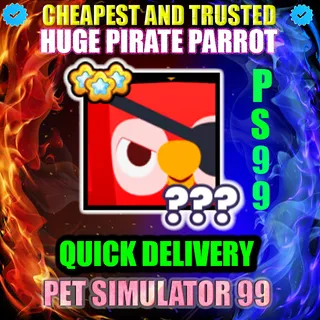 HUGE PIRATE PARROT |PS99