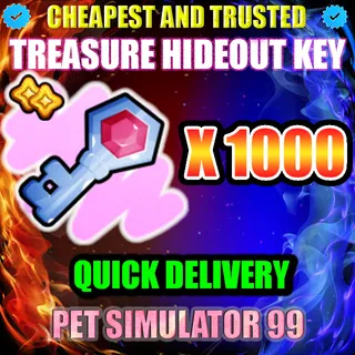 TREASURE HIDEOUT KEY