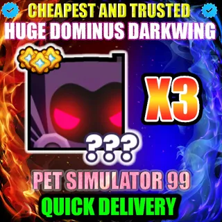 HUGE DOMINUS DARKWING X3