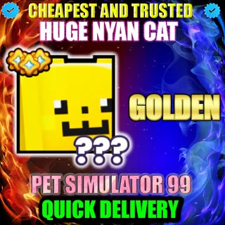 HUGE NYAN CAT GOLDEN