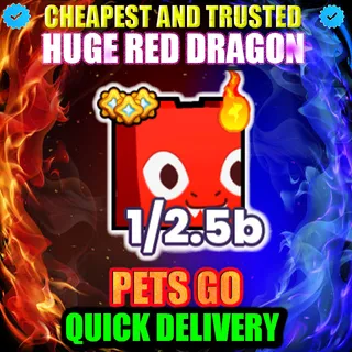 HUGE RED DRAGON