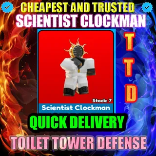 SCIENTIST CLOCKMAN 