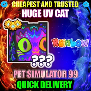 HUGE UV CAT RAINBOW