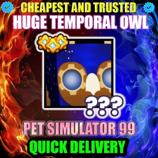 HUGE TEMPORAL OWL