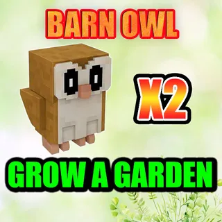 BARN OWL  GROW A GARDEN