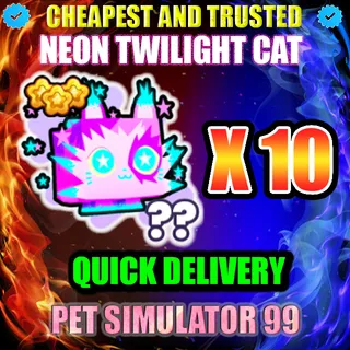 NEON TWILIGHT CAT X10 |PS99