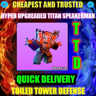 HYPER UPGRADED TITAN SPEAKERMAN | TTD